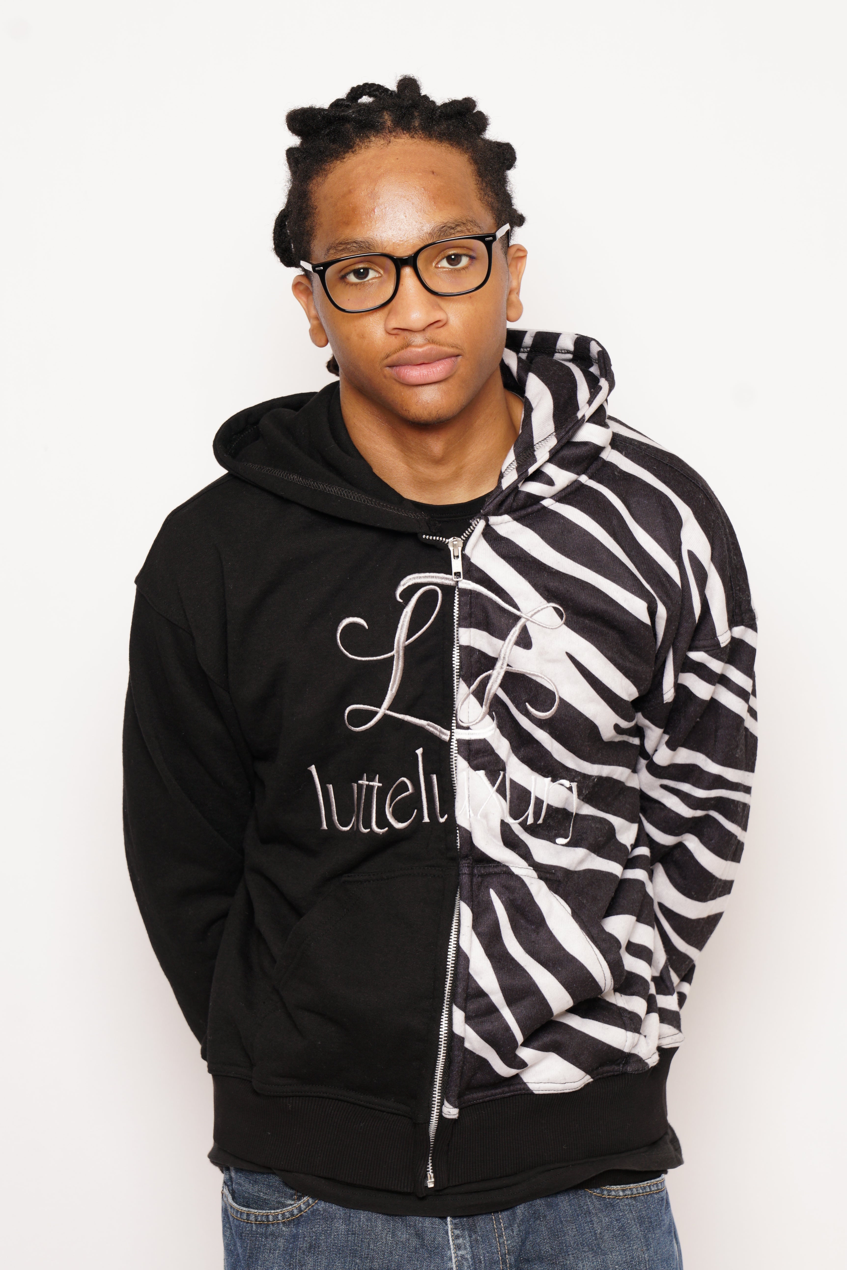 Lutteluxury “Half-Man/Half-Zebra” Hoodie