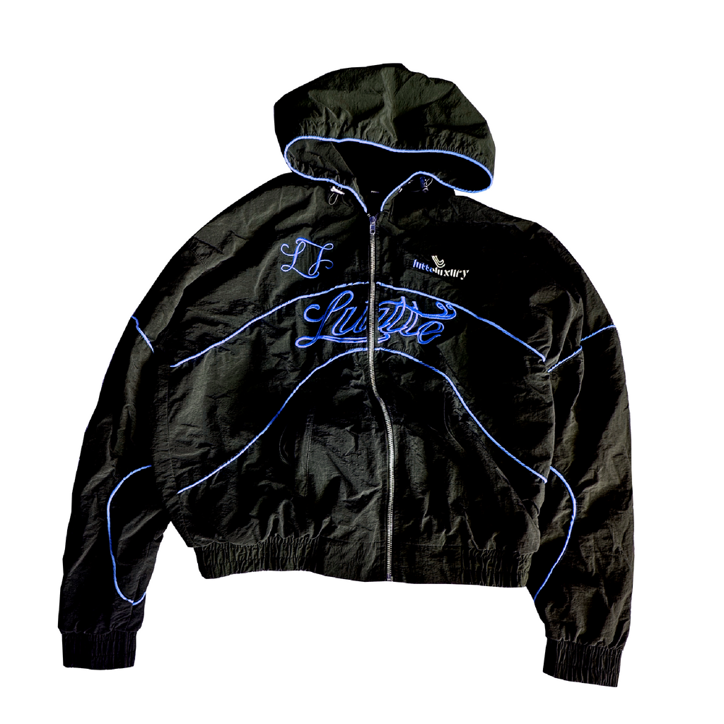 Lutteluxury “Racing to the Lutte” Nylon Jacket Blueberry