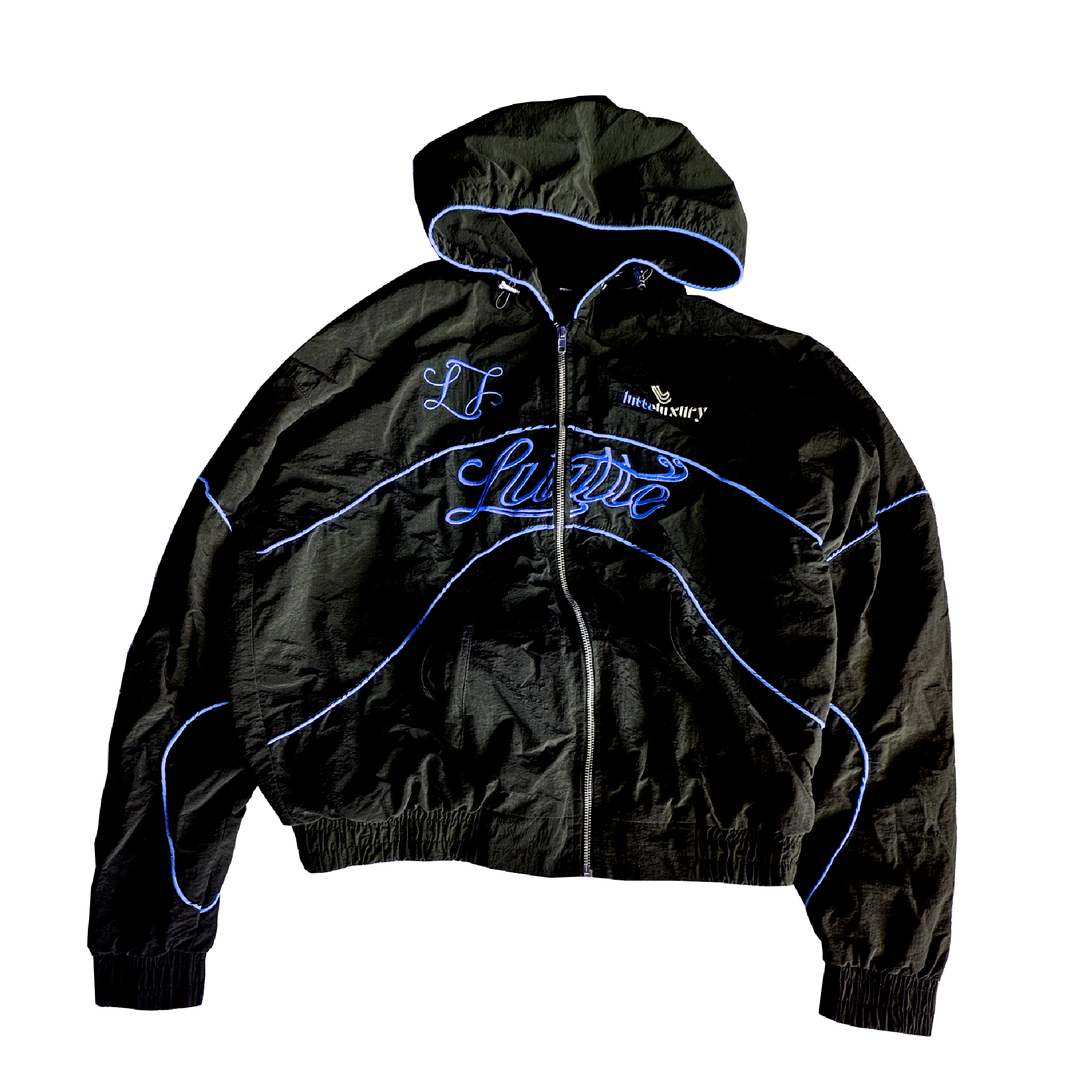 Lutteluxury “Racing to the Lutte” Nylon Jacket Blueberry