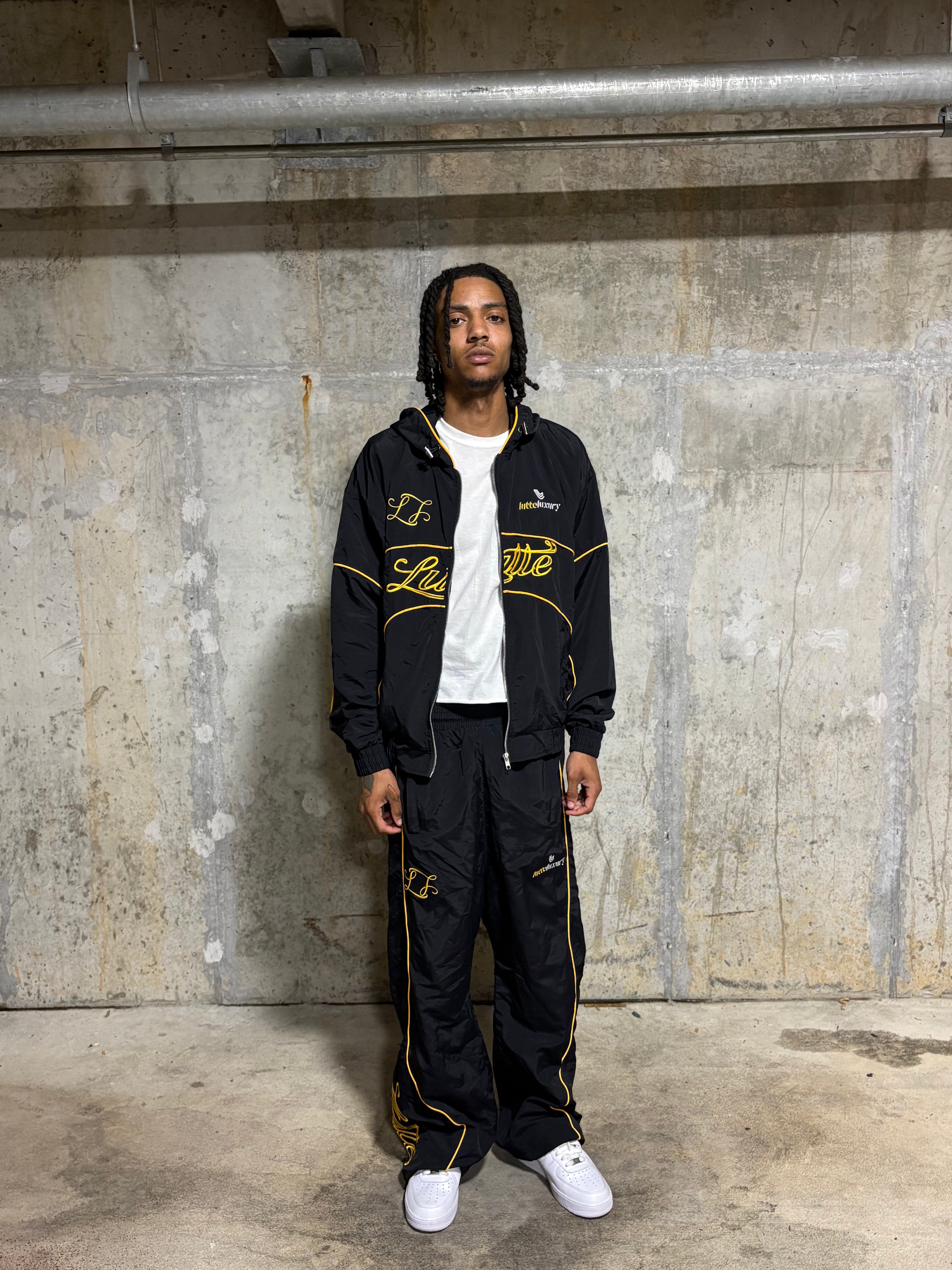 Lutteluxury “Racing to the Lutte” Nylon Jacket Banana